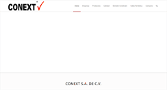 Desktop Screenshot of conext.com.mx