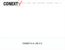 Tablet Screenshot of conext.com.mx